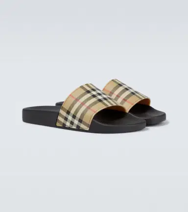 Burberry Vintage checked slides | Thumbnail 2