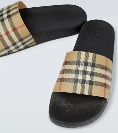 Burberry Vintage checked slides | Thumbnail 4