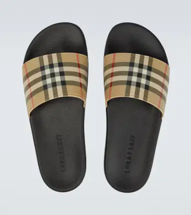 Burberry Vintage checked slides | Thumbnail 6