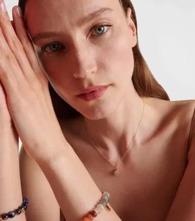 Sydney Evan Nautilus Shell 14kt gold pendant necklace with diamonds | Thumbnail 5