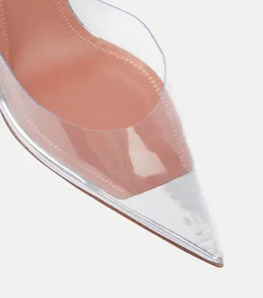 Amina Muaddi Holli Glass PVC slingback pumps | Thumbnail 4 Amina Muaddi Holli Glass PVC slingback pumps | Thumbnail 4
