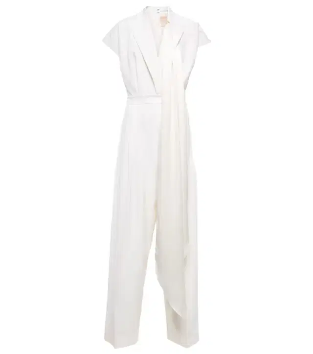 Roksanda Bridal cape-detail wool jumpsuit