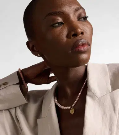 Sydney Evan 14kt gold necklace with pearls | Thumbnail 5