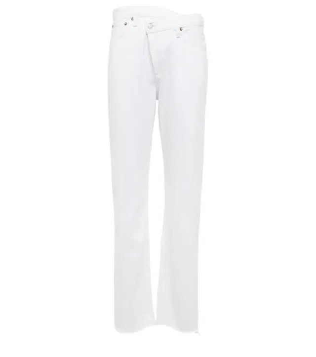 Agolde Criss Cross high-rise straight jeans