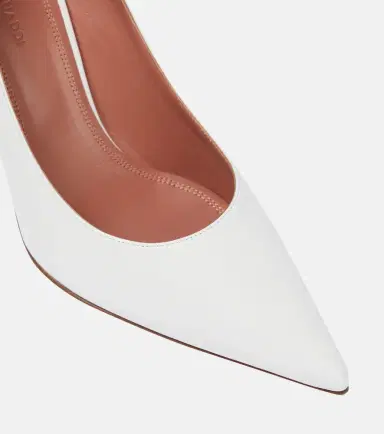 Amina Muaddi Ami leather pumps | Thumbnail 2 Amina Muaddi Ami leather pumps | Thumbnail 2