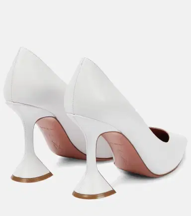 Amina Muaddi Ami leather pumps | Thumbnail 4 Amina Muaddi Ami leather pumps | Thumbnail 4