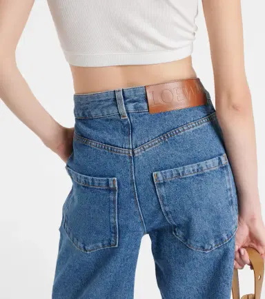 Loewe Anagram high-rise wide-leg jeans | Thumbnail 6