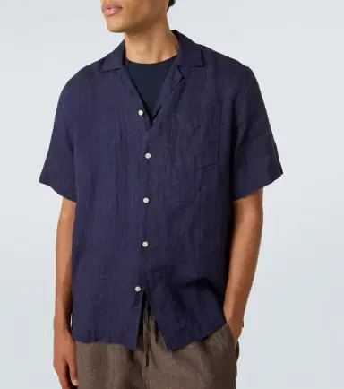 Frescobol Carioca Angelo linen shirt | Thumbnail 4 Frescobol Carioca Angelo linen shirt | Thumbnail 4