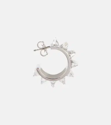 Amina Muaddi Karma crystal-embellished earrings | Thumbnail 5