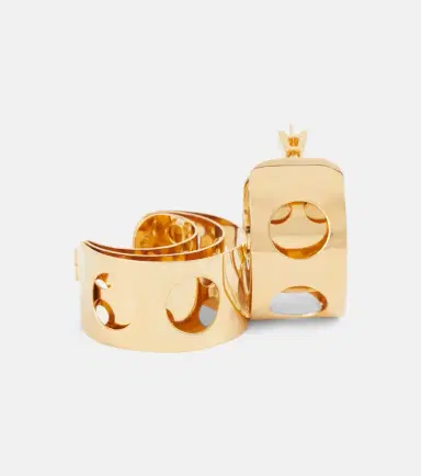 Alaïa Alaïa Cutout hoop earrings | Thumbnail 2