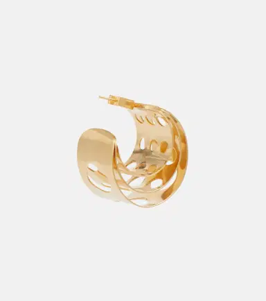 Alaïa Alaïa Cutout hoop earrings | Thumbnail 3