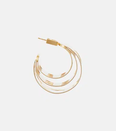 Alaïa Alaïa Cutout hoop earrings | Thumbnail 4