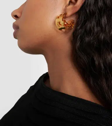 Alaïa Alaïa Cutout hoop earrings | Thumbnail 5