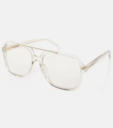 Saint Laurent Aviator acetate sunglasses | Thumbnail 4
