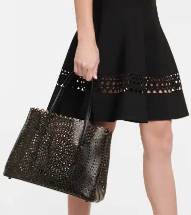 Alaïa Alaïa Le Mina 32 New Vienne leather tote bag | Thumbnail 5 Alaïa Alaïa Le Mina 32 New Vienne leather tote bag | Thumbnail 5