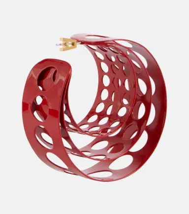 Alaïa Alaïa Medium hoop earrings | Thumbnail 2