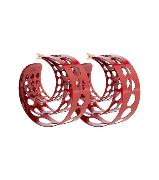 Alaia Alaïa Medium hoop earrings