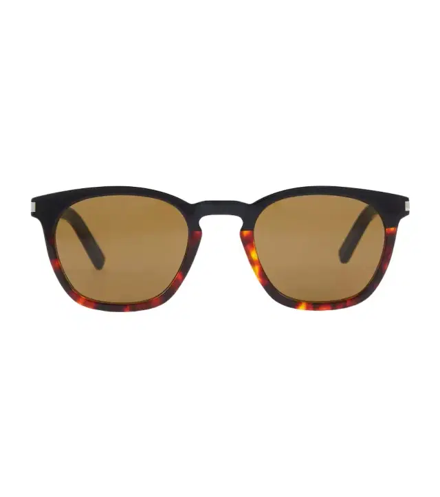 Round acetate sunglasses