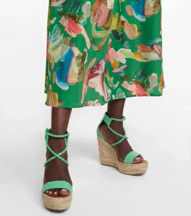 Christian Louboutin Chocazeppa 120 embellished wedge sandals | Thumbnail 2