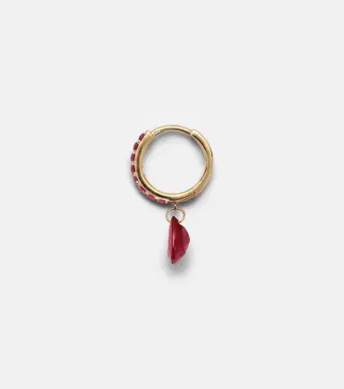 Persée Persée Piercing 18kt gold single earring with ruby | Thumbnail 2