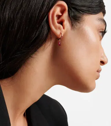 Persée Persée Piercing 18kt gold single earring with ruby | Thumbnail 3