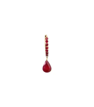 Persée Persée Piercing 18kt gold single earring with ruby | Thumbnail 1