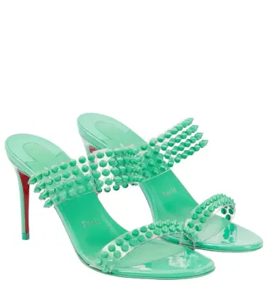 Christian Louboutin Spike Only 85 PVC and leather sandals | Thumbnail 1 Christian Louboutin Spike Only 85 PVC and leather sandals | Thumbnail 1