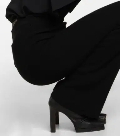 Rick Owens Rib-knit wool-blend pants | Thumbnail 3