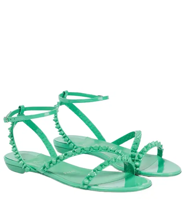 Christian Louboutin Mafaldina Spikes leather sandals
