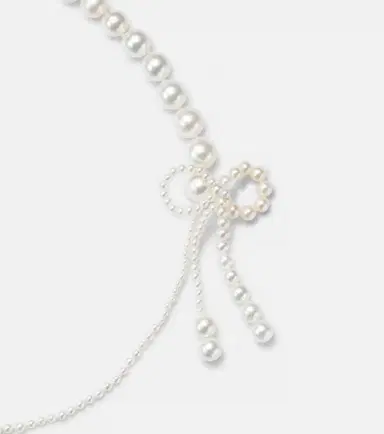 Sophie Bille Brahe Peggy Rosette pearl necklace | Thumbnail 2