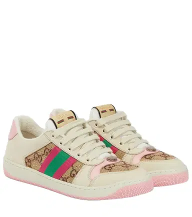 Gucci Screener leather sneakers | Thumbnail 1 Gucci Screener leather sneakers | Thumbnail 1