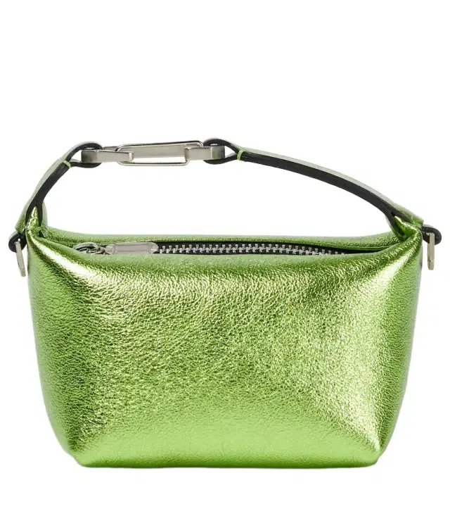 Eera Eéra Moonbag metallic leather clutch