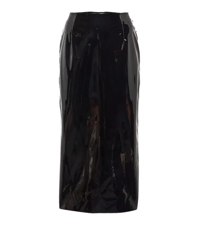 Alessandra Rich Vinyl midi skirt