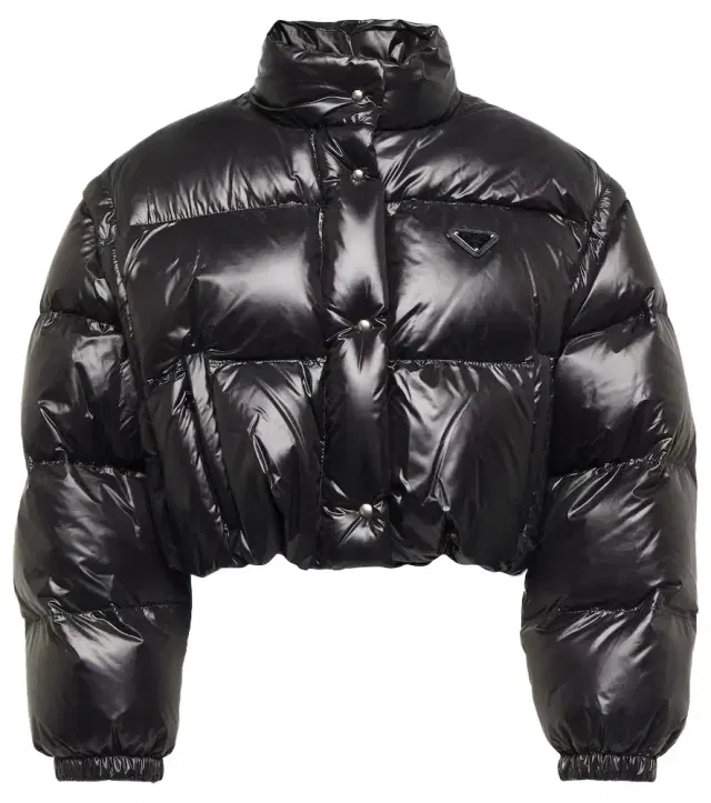 Re-Nylon crop down jacket