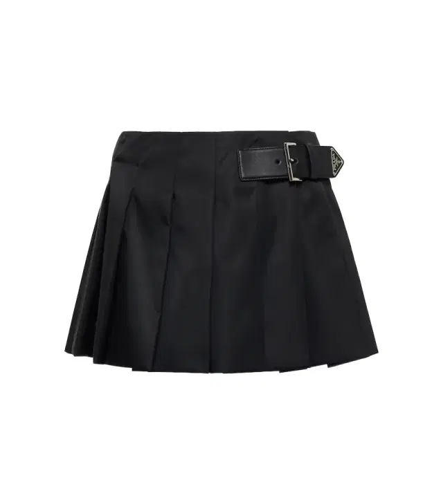 Pleated miniskirt