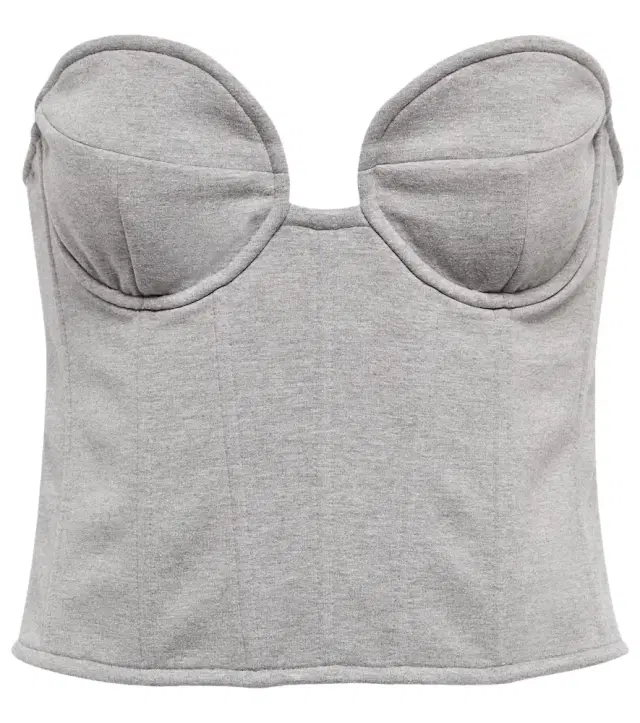 Magda Butrym Cotton-blend jersey bustier