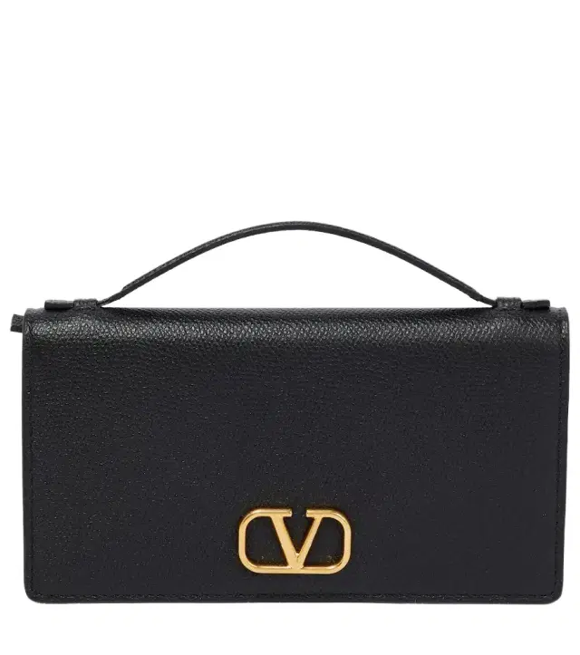 Valentino Garavani VSling leather wallet on chain