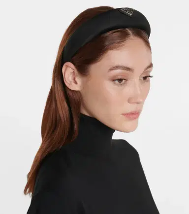 Prada Logo Re-Nylon headband | Thumbnail 3