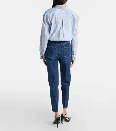 TOTEME High-rise tapered jeans | Thumbnail 3 TOTEME High-rise tapered jeans | Thumbnail 3