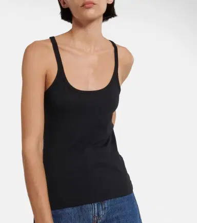 Toteme Cotton-blend racerback tank top | Thumbnail 5