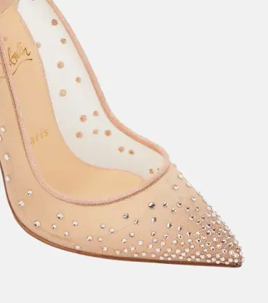 Christian Louboutin Follies Strass embellished mesh pumps | Thumbnail 2 Christian Louboutin Follies Strass embellished mesh pumps | Thumbnail 2