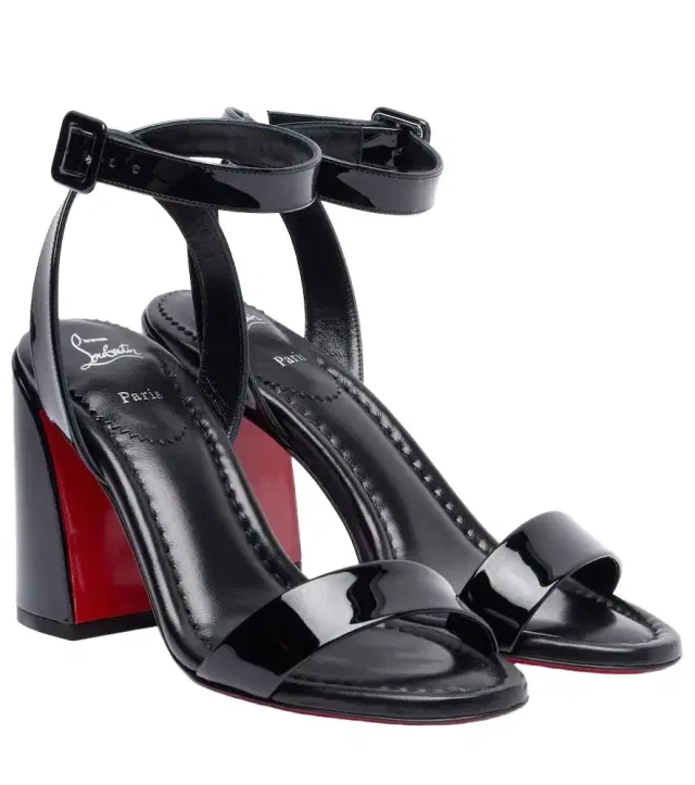 Christian Louboutin Miss Sabina 85 patent leather sandals