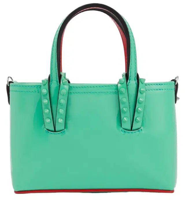Christian Louboutin Cabata Nano patent leather tote bag