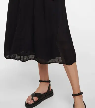 Velvet Frankie cotton gauze maxi dress | Thumbnail 4