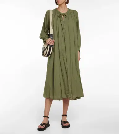 Velvet Frankie cotton voile midi dress | Thumbnail 2