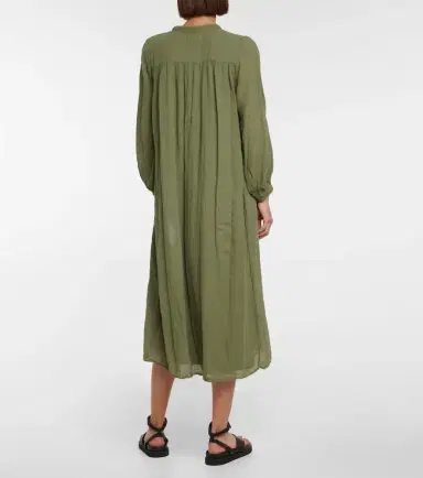 Velvet Frankie cotton voile midi dress | Thumbnail 5