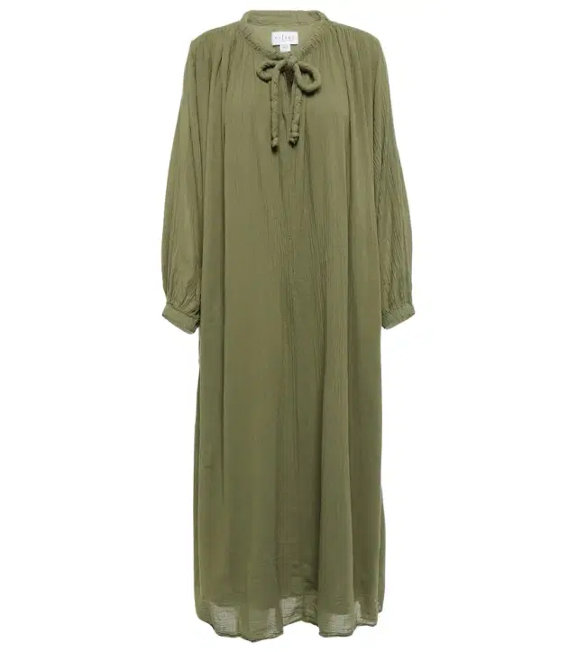 Velvet Frankie cotton voile midi dress