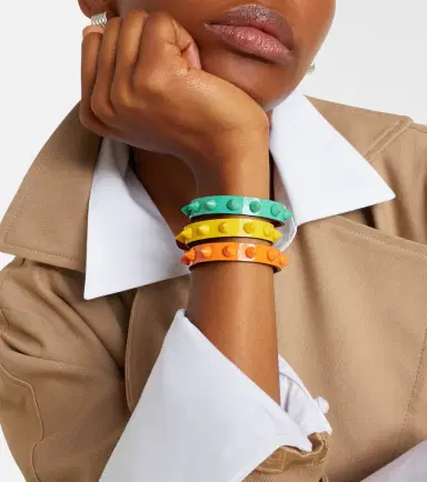 Christian Louboutin Loubilink embellished leather bracelet | Thumbnail 4 Christian Louboutin Loubilink embellished leather bracelet | Thumbnail 4