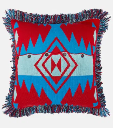 Alanui Icon wool-blend jacquard cushion | Thumbnail 2