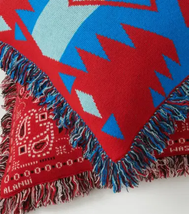 Alanui Icon wool-blend jacquard cushion | Thumbnail 5